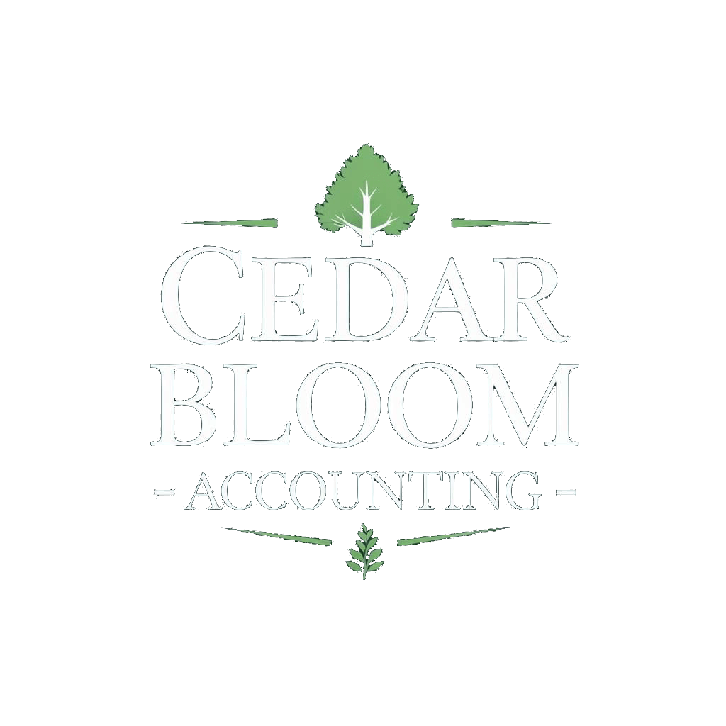 Cedar Bloom Accounting Logo